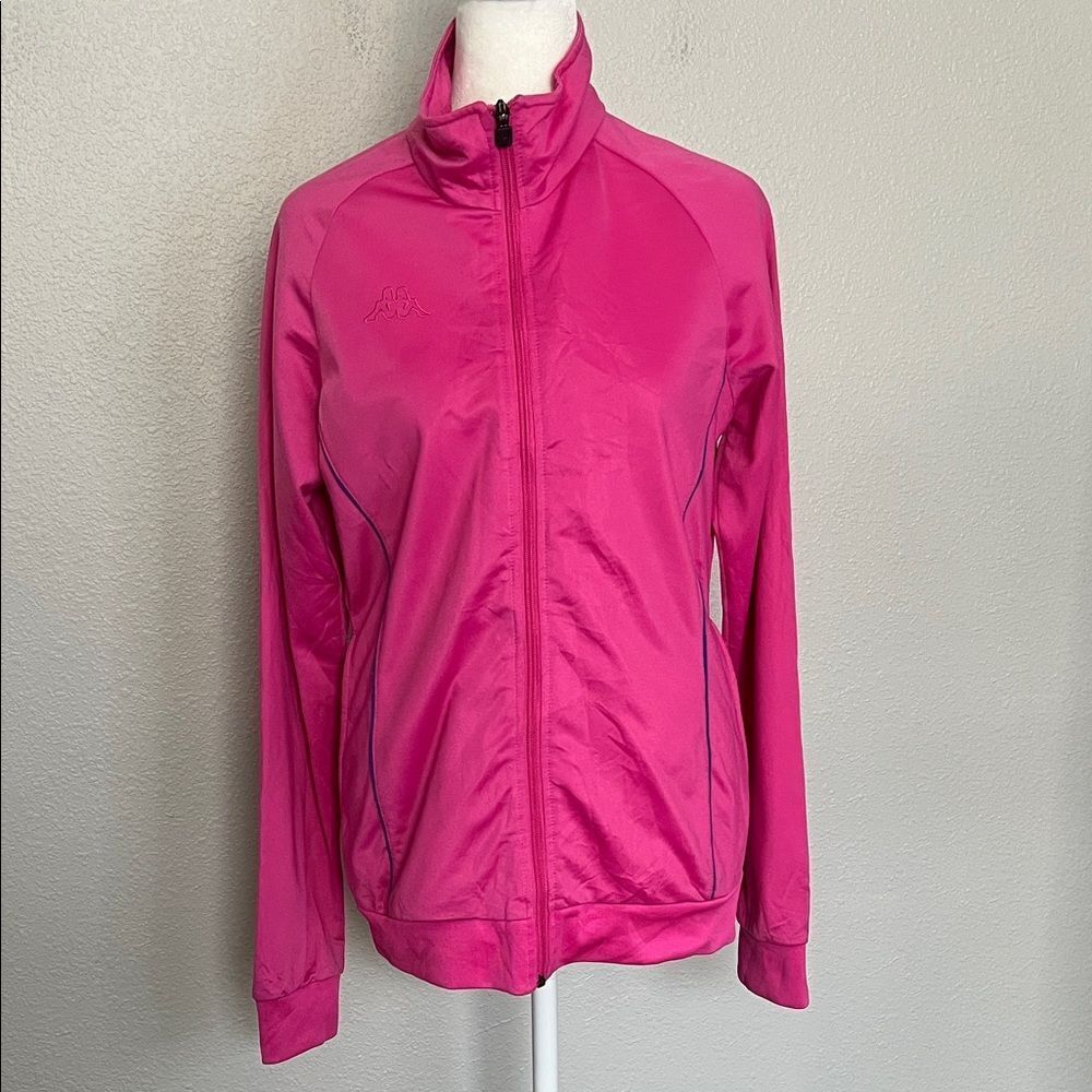 Kappa Track Jacket Hot Pink Size Large